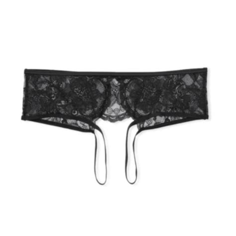 crotchless lace panty|Galloon Lace Strappy Crotchless Open Back Panty .